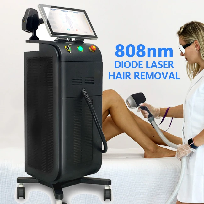 laser hair removal machine titanium 755 808 1064nm diode laser hair removal machine professional