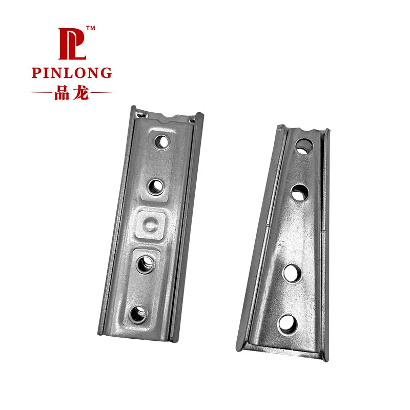 Pinlong Wholesale Furniture Hardware Metal Bed Rail Connector Brackets Bed Fittings