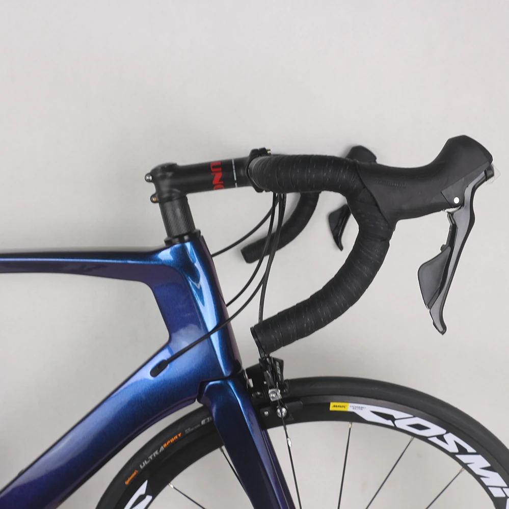 Newest  22 Speed Aero Road Complete Bike TT-X32 With SH1MAN0 R7000 groupset And Aluminum Wheels Chameleon painting