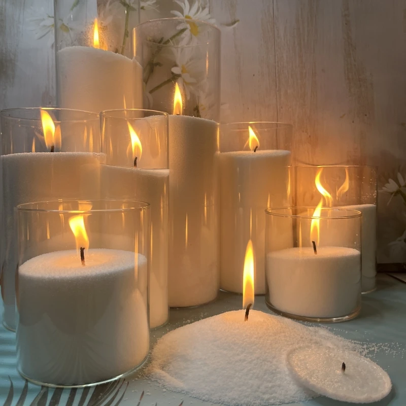 Custom Glass Jars Candle Green Candle Jars Scented Candles In Glass Jar