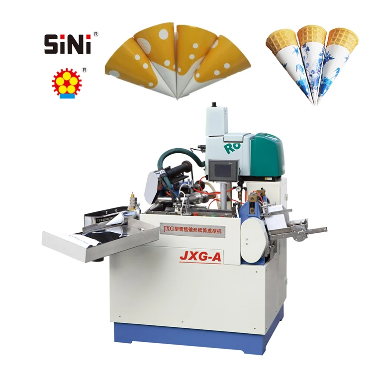 SINI Automatic Ice Cream Paper Cone Sleeve Forming Machine