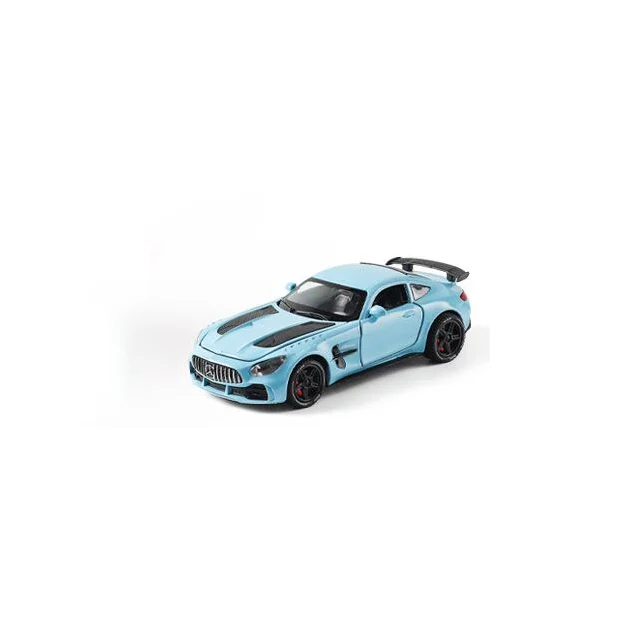 Изготовленная на заказ модель автомобиля 1: 32 Benz AMG GT, откидная модель автомобиля с подсветкой и звуковыми дверями, модель автомобиля, игрушки