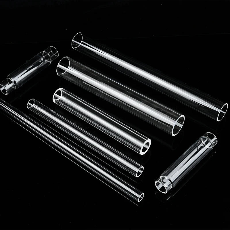 Стеклянная трубка из боросиликатного стекла 3,3, стеклянная трубка большого диаметра, трубка из боросиликатного стекла