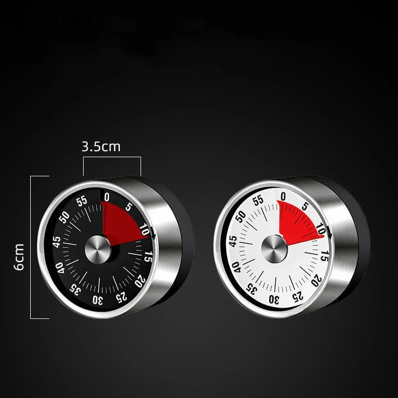 Magnet Adsorption Kitchen Timer Mechanical Alarm Clock Cooking Study Egg Reminder Countdown Timer Kitchen Gadget Accessories