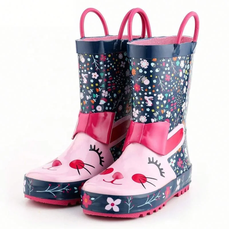 Most Popular Easy-on handle baby  rubber boots