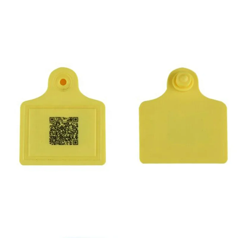 UHF 915MHZ RFID животная Ушная бирка для крупного рогатого скота с лазерным