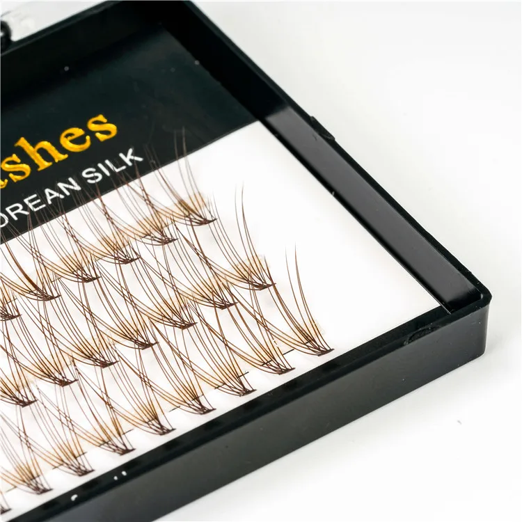 Заводская быстрая доставка оптовая продажа готовые объемные ресницы 10D накладные термоскрепленные поставщики большой запас