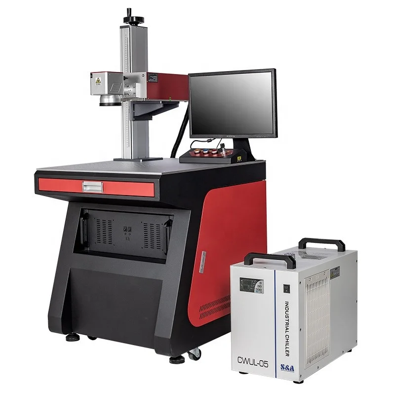 3W/5W Glass Bottle UV Laser Marking Machine JPT/RAYCUS Desktop Split Fiber/CO2/UV Laser Marking Machine