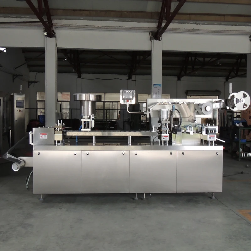 Dpp-270A Veterinary Medicine Alu-Alu/Alu-PVC Blister Packing Machine For Pharmacy