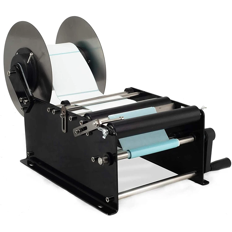 Manual Labeler Glass Bottle Plastic Bottle Self-Adhesive Sticker Labeling Applicator Automatic Round Bottle Labeling Machine