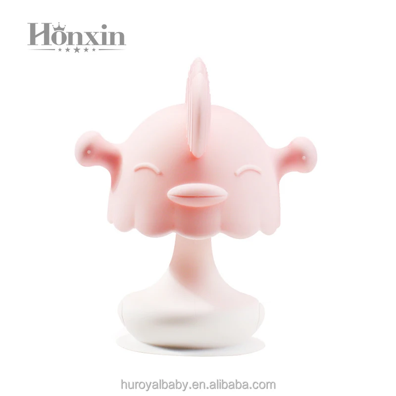 In Stock Baby Teether Rooster Design Baby Teething Toy Comfort Teeth For New Born