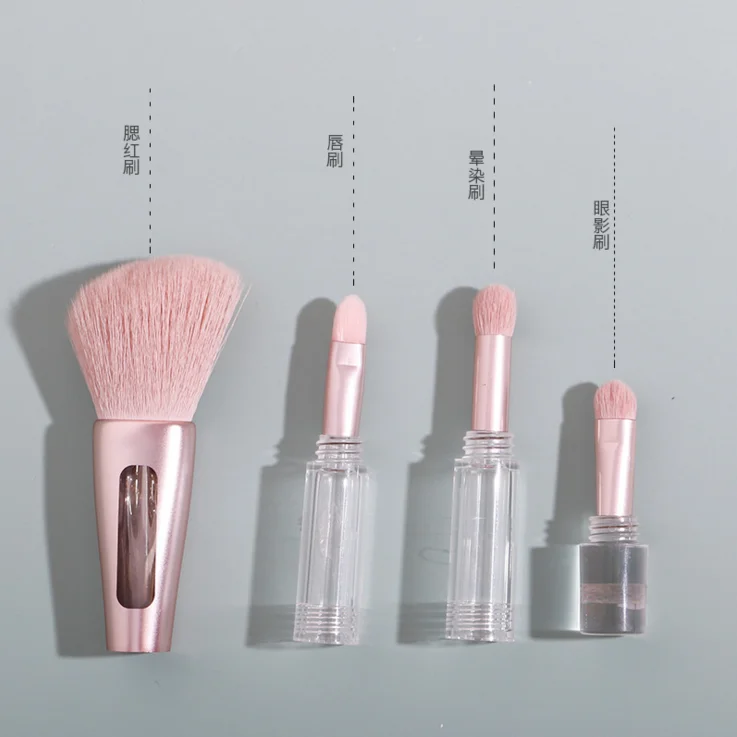 Hot Selling Makeup Brush set 4 in 1 multi functional makeup brush professional eye shadow brush