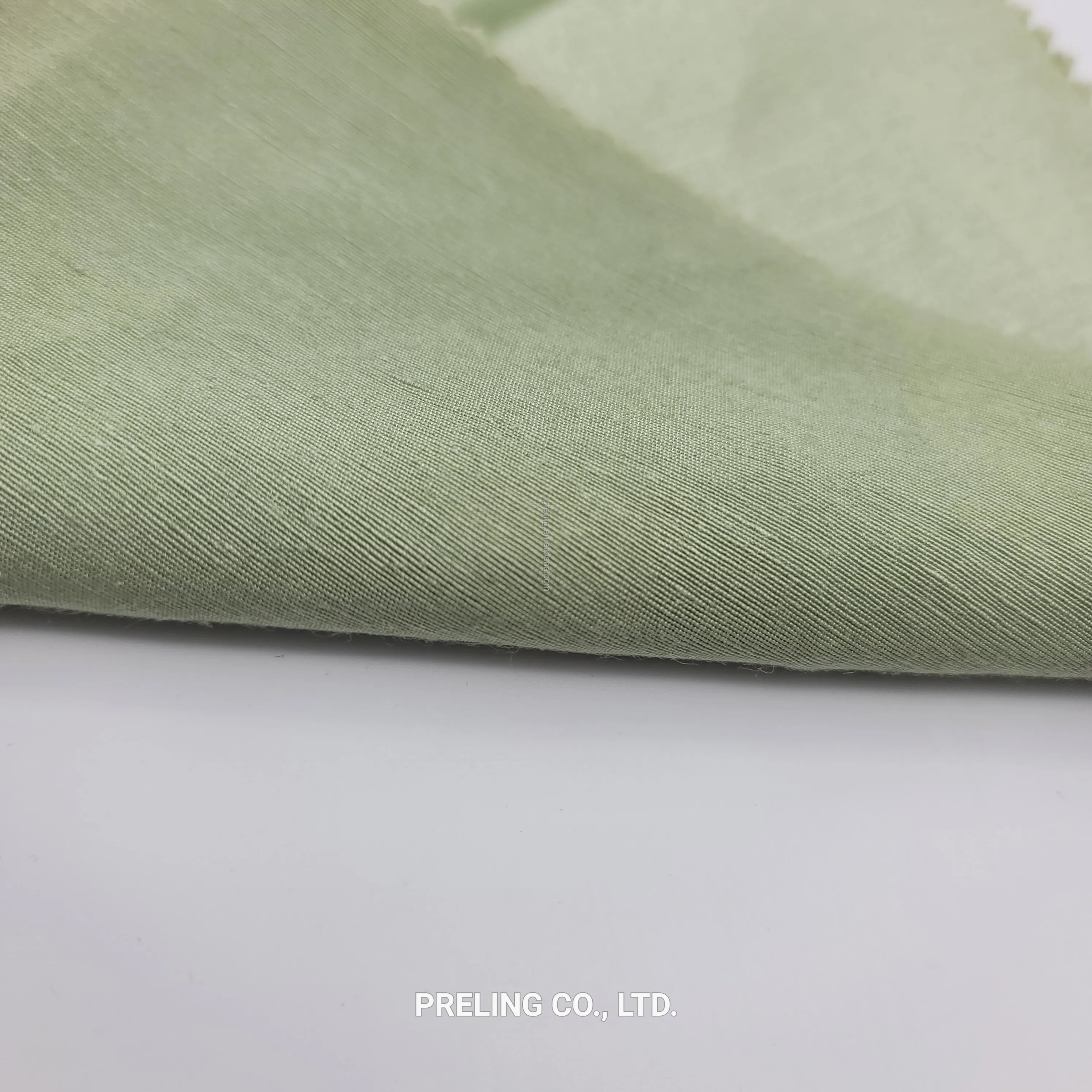 Eco friendly organic 68%Hemp 32% silk cotton176GSM woven satin for shirt blouse sleeping