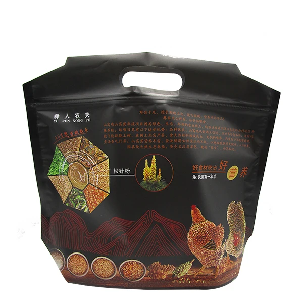 Anti Fog Hot Rotisserie Chicken Bags/ Microwaveable Roasted Chicken Plastic Packaging Bag With Resealable Zipper