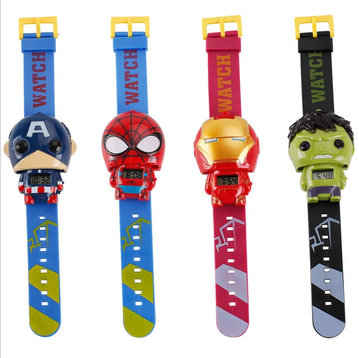 Hot selling animal shape Transformation toy digital children Unisex wrist watch for kids