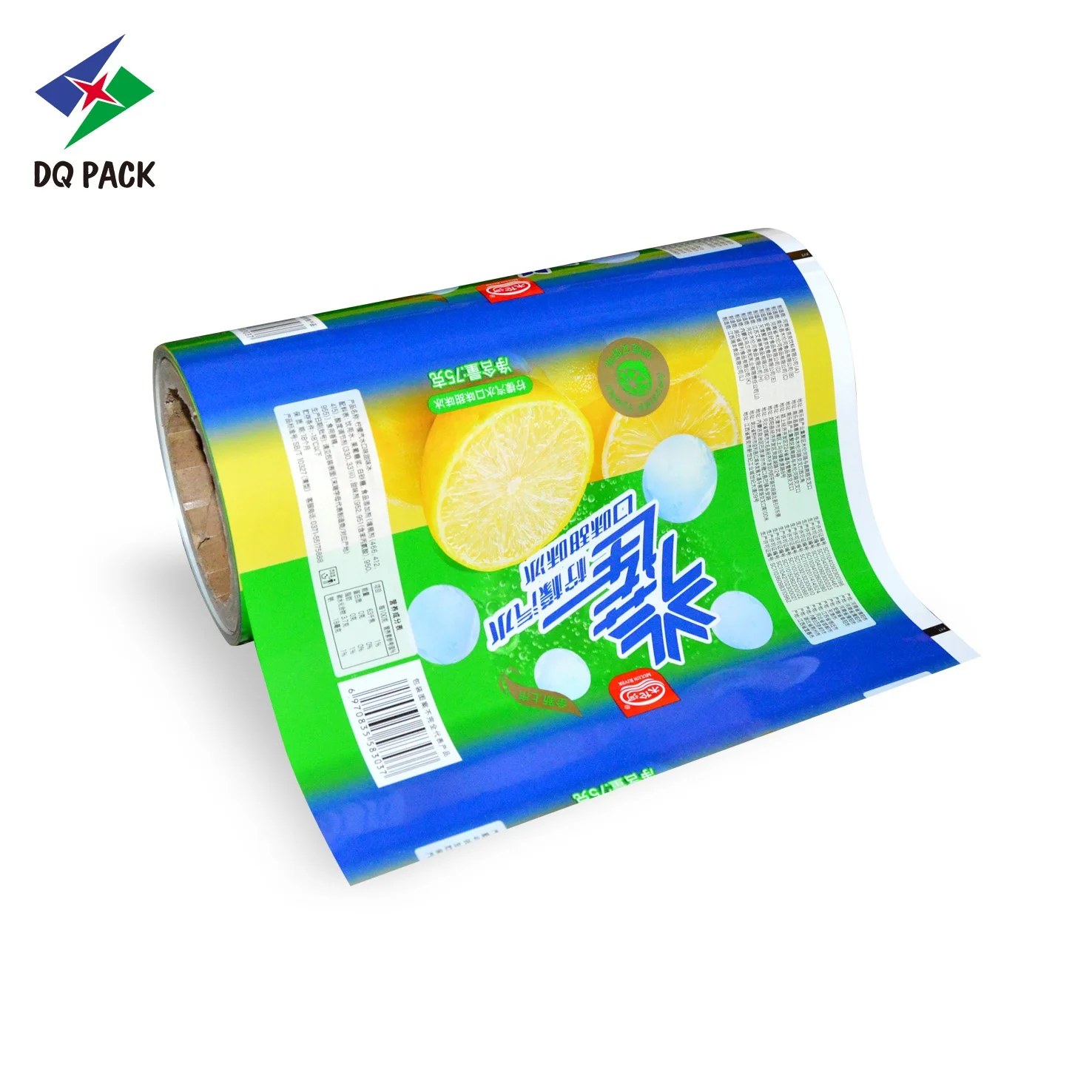 DQ PACK изготовленный на заказ палочка для мороженого эскимо пластиковая ламинированная пленка автоматическая упаковочная рулонная