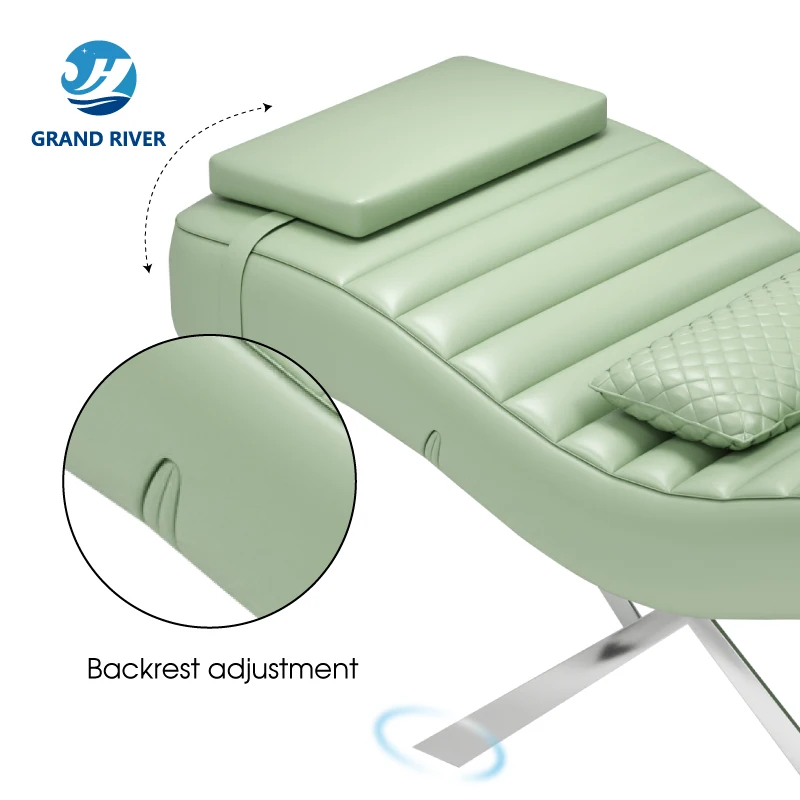 Original unique design foldable massage spa bed beauty salon eyelash bed lash curved lash bed for facial treatment customized