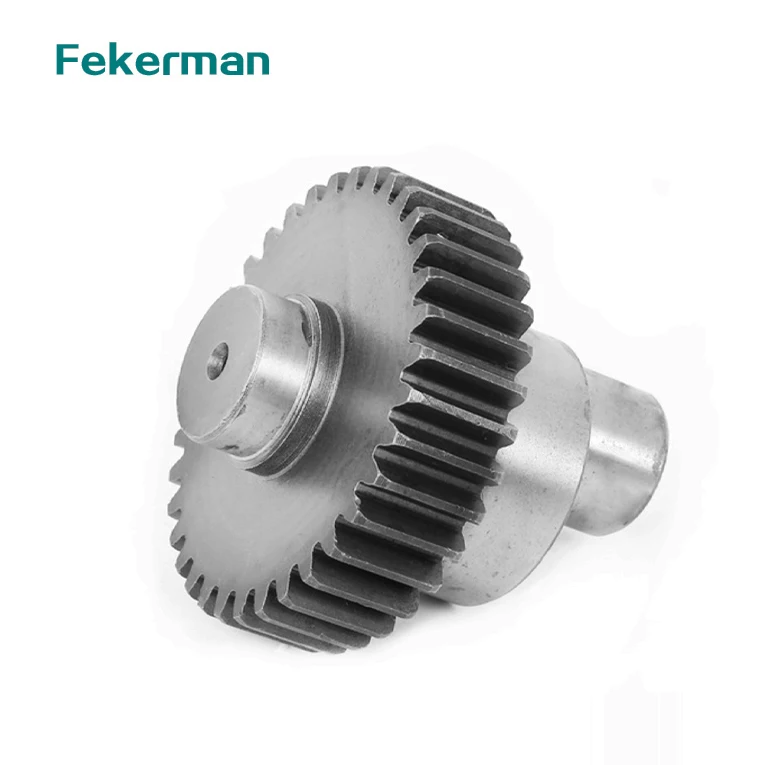 Custom made spur gear customized gear shaft