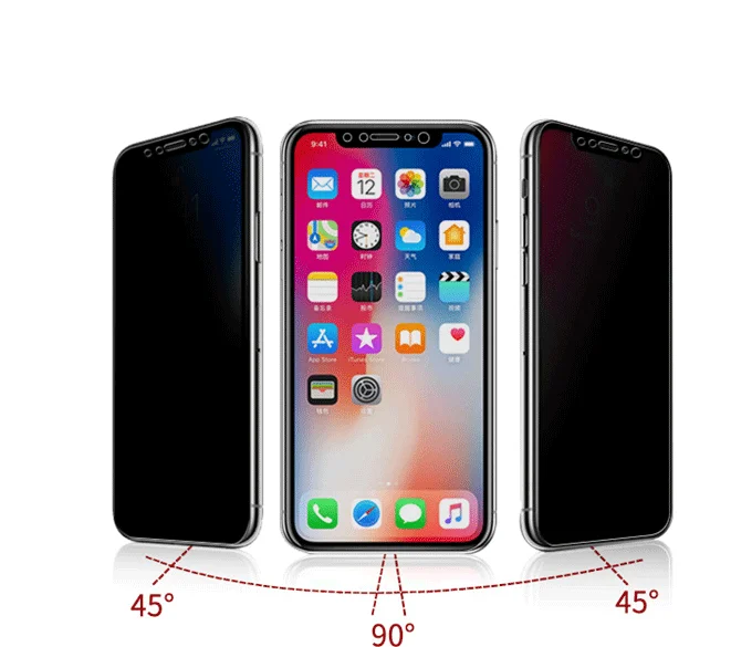 Полное покрытие закаленное стекло экрана гвардии пленка для смартфона 6,1 дюймов 6,8 дюймов