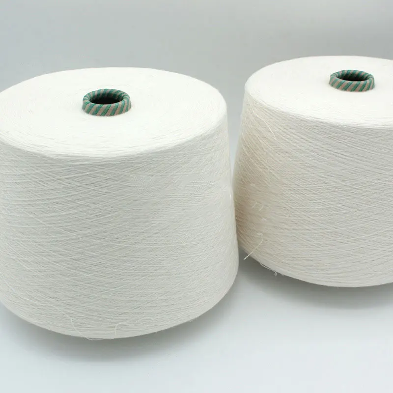 30% Linen 70% Cotton Blended Yarn Soft Solid Color for Sewing and Embroidery