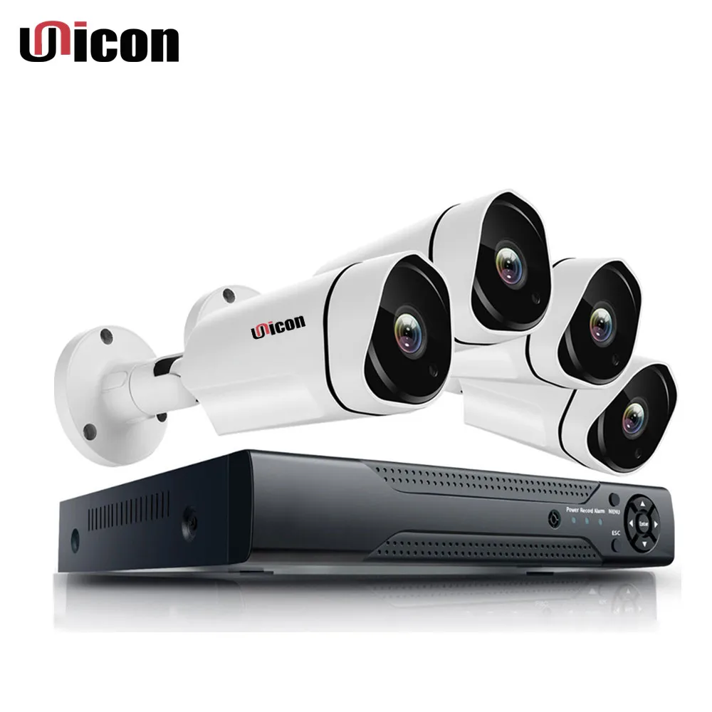8 Channel 4 MP Super HD DVR Video Security System 8 Bullet Camera with all cables