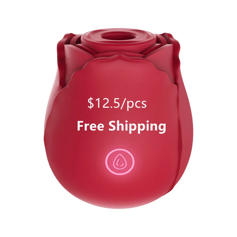 Бесплатная доставка, Женский Стимулятор для клитора для взрослых, Женский Вибратор с розой, секс-игрушка для женщин