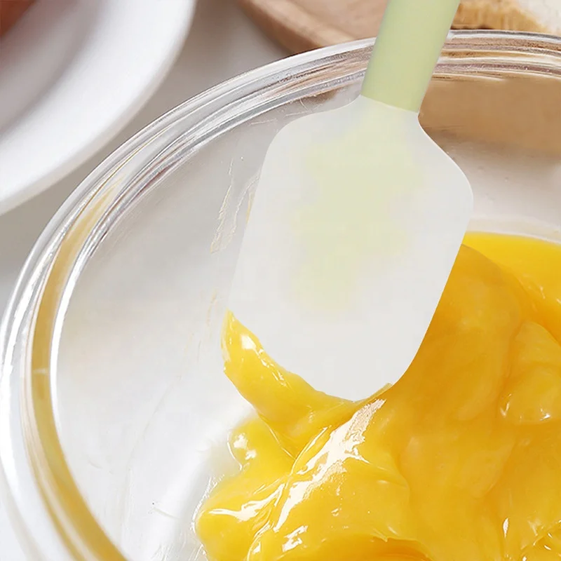 Non-Stick Baking Cooking Silicone Spatula Resistant Silicone Scraper