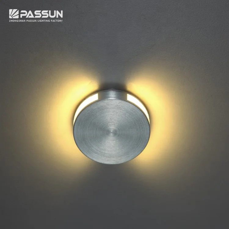 PASSUN modern design aluminum indoor recessed wall foot lamp led stair step light