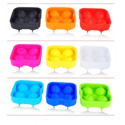 2020 New Design Food Grade ball Shaped Silicone Ice Cube Tray