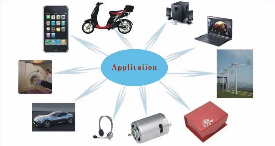 Customized Permanent magnet supplier manufacturer Injection Ferrite Magnetic Cores for  magneto rotor Copier Magnetic stick