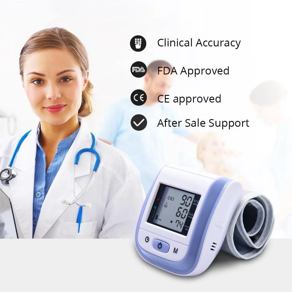 Amazon Hot Sale NEW Arrival Fashion Bluetooth Connected Wrist Digital Blood Pressure Monitor