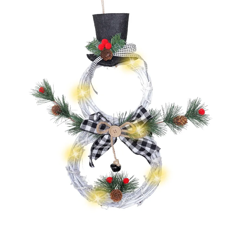 2024 Hot Sale Unique Christmas Tree Ornaments Easy Enough to DIY Christmas Wreath Pendant Wreath Wall Door Hanging Free Shipping