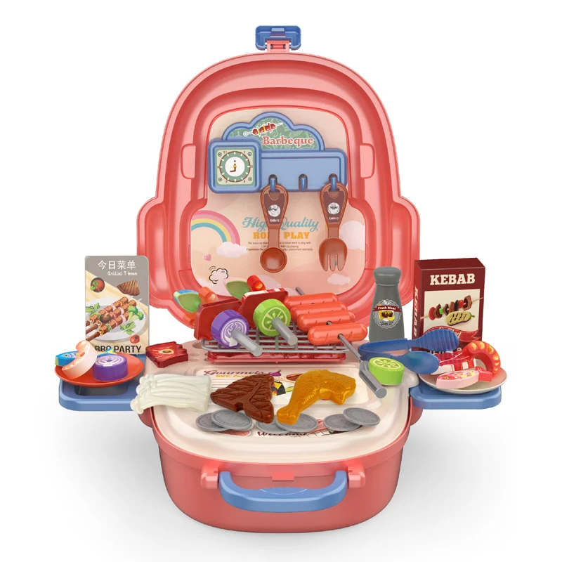 Игрушка Кухня Мороженое кухонные игрушки с рюкзаком для хранения притворяться играть еда