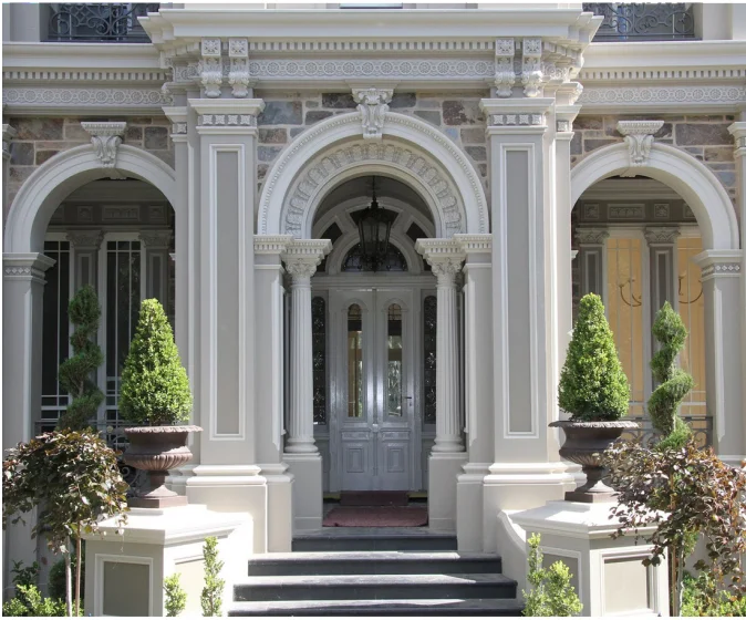 French Style House Exterior Facade Wall Corner Decoration Quoins Panel