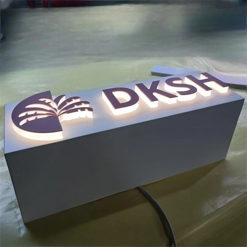 Customized Wall Mounted Indoor  Advertising Double Sided Led Light Box For Store Sign