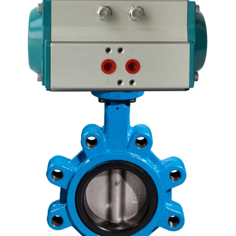 Пневматический клапан-бабочка CF8 CF8M CF3M WCB производство Китай