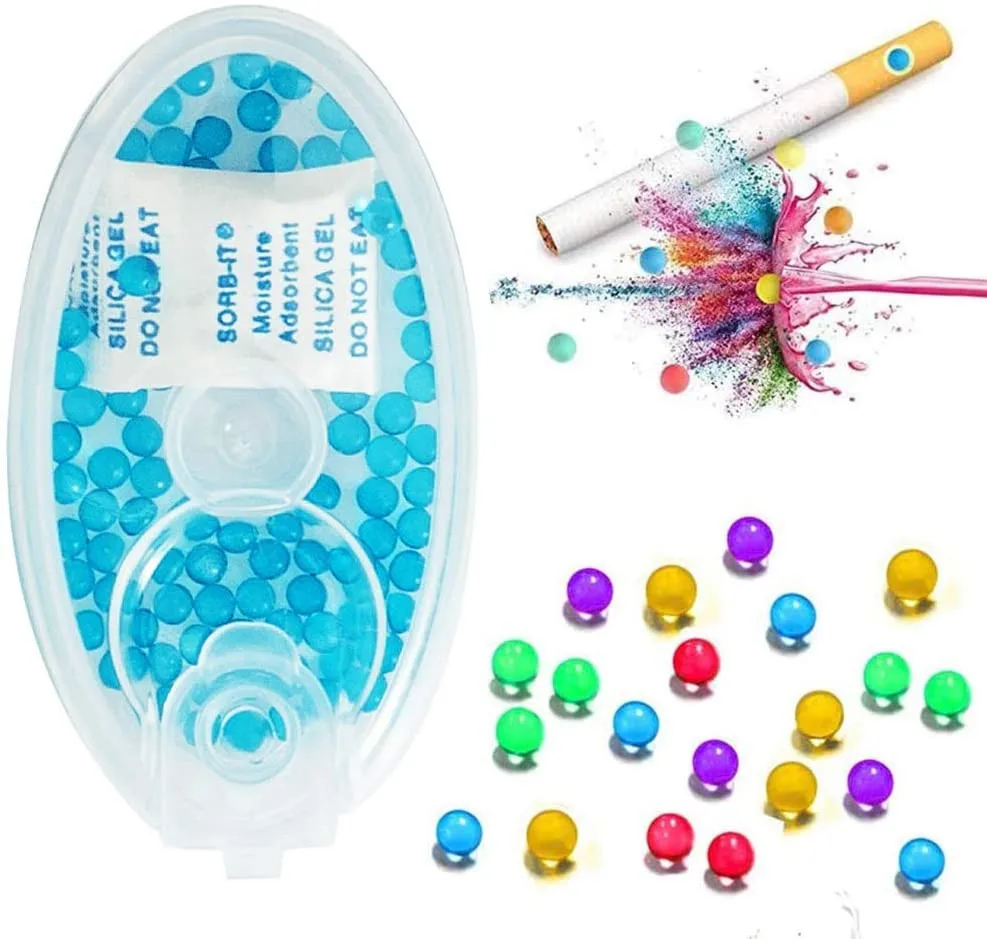 Mentol Capsules Pop Bursting Breakable Capsule Cigarette Ice Mint For
