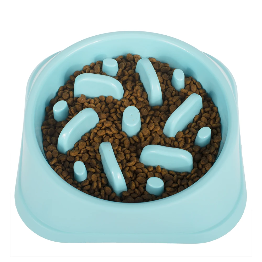 
HMS Wholesale Blank Feeding Custom Food Slow Eat Pet Feeder Dog Bowl 