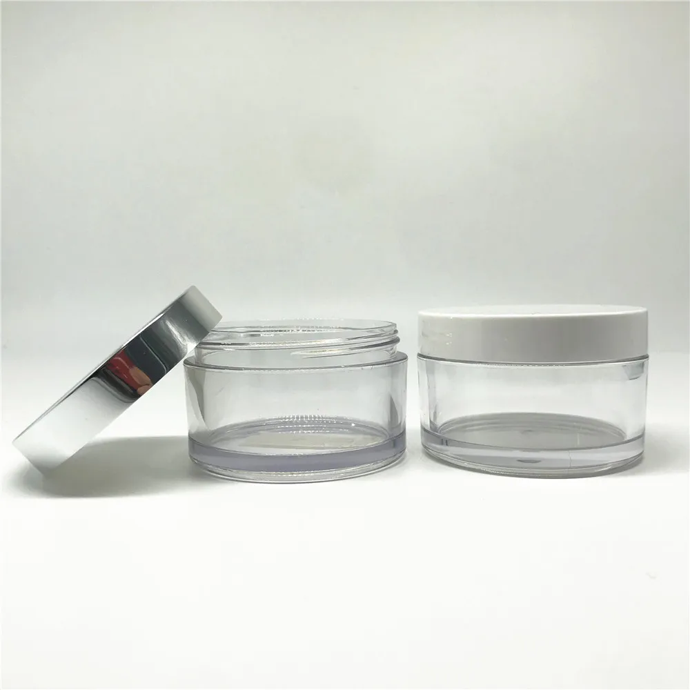 
Cosmetic good quality plastic acrylic round clear jar 