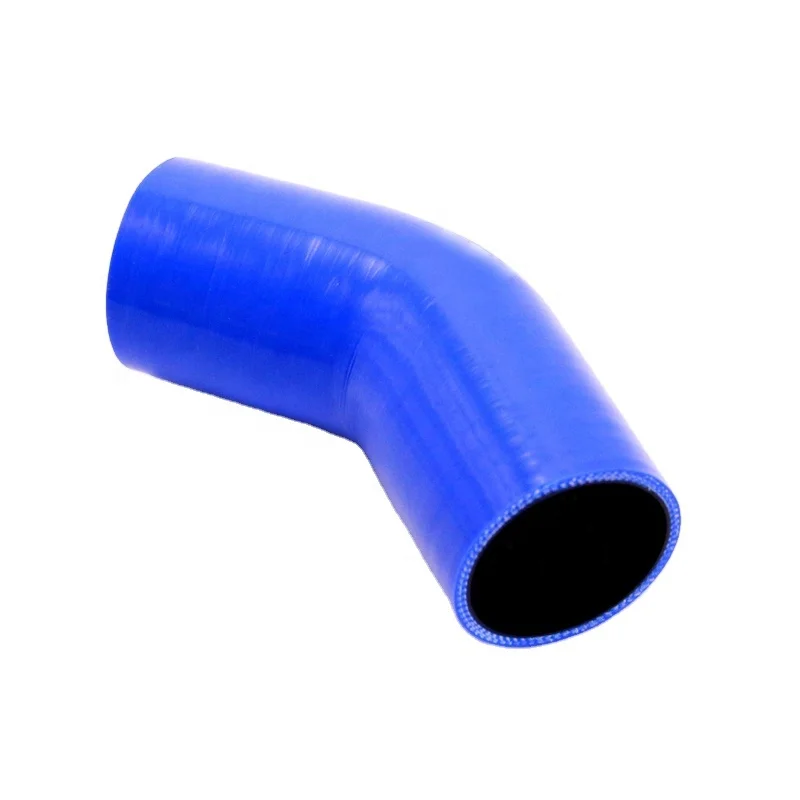 High performance car 45 degree radiator silicone hose coupler