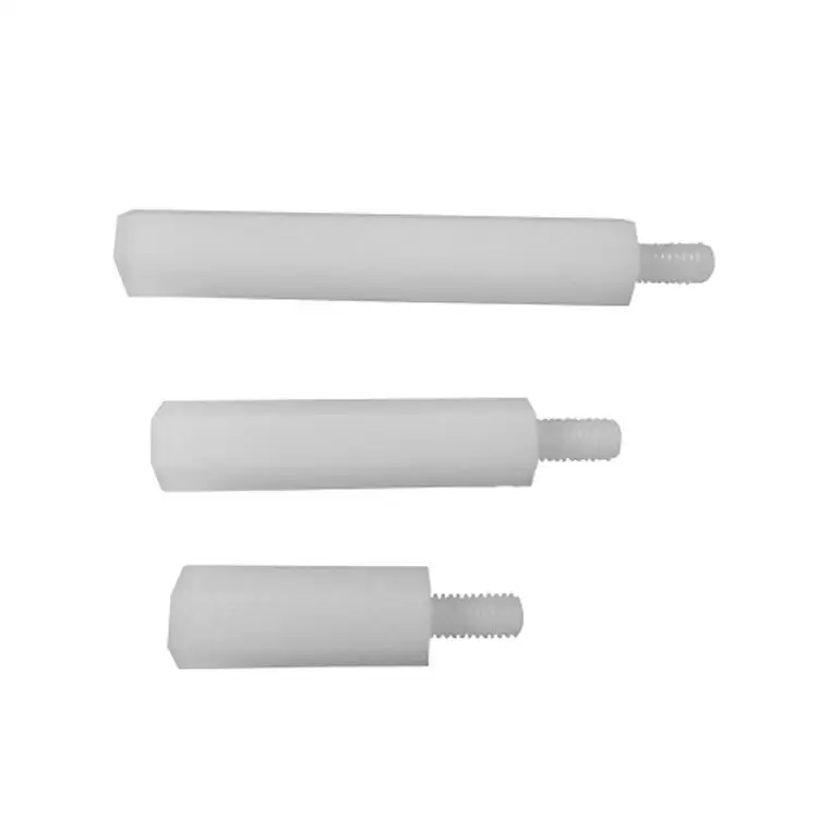 China Factory Good Price plastic hex nylon coupling nut M3 male to female square hex plastic pcb nylon spacers M2 M4 M5