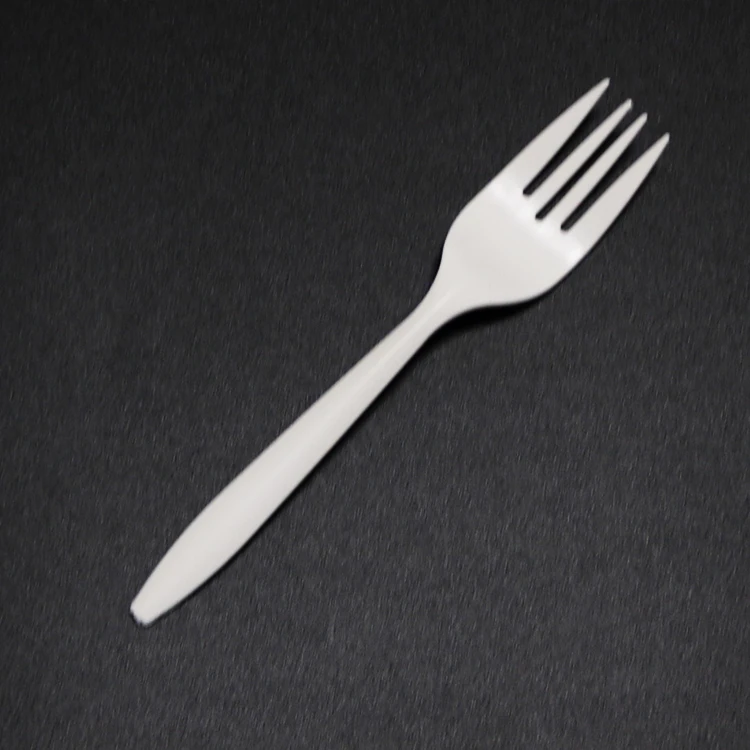 Bio Degradable White Disposable Plastic Fork