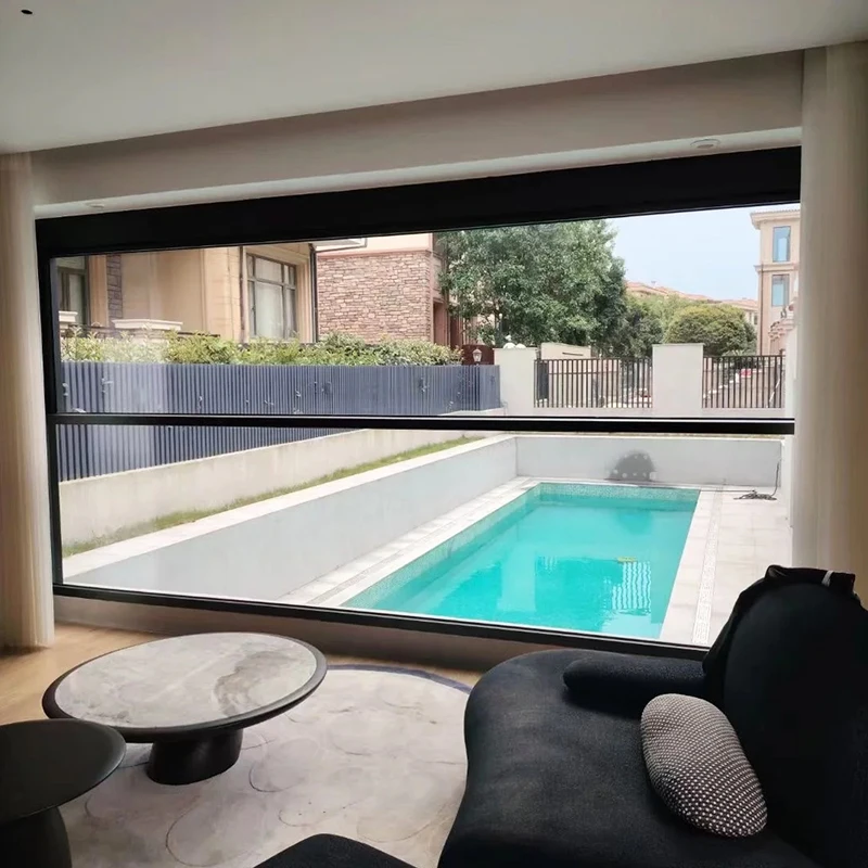 High Demand Products Automatic Auto Up And Down Windows Double Glazed Electric Lift Window