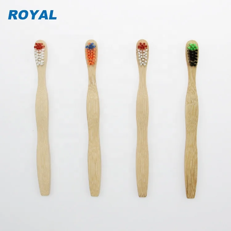 Hot sale bamboo toothbrush 100% organic eco friendly biodegradable wooden toothbrush for home travel with custom logo