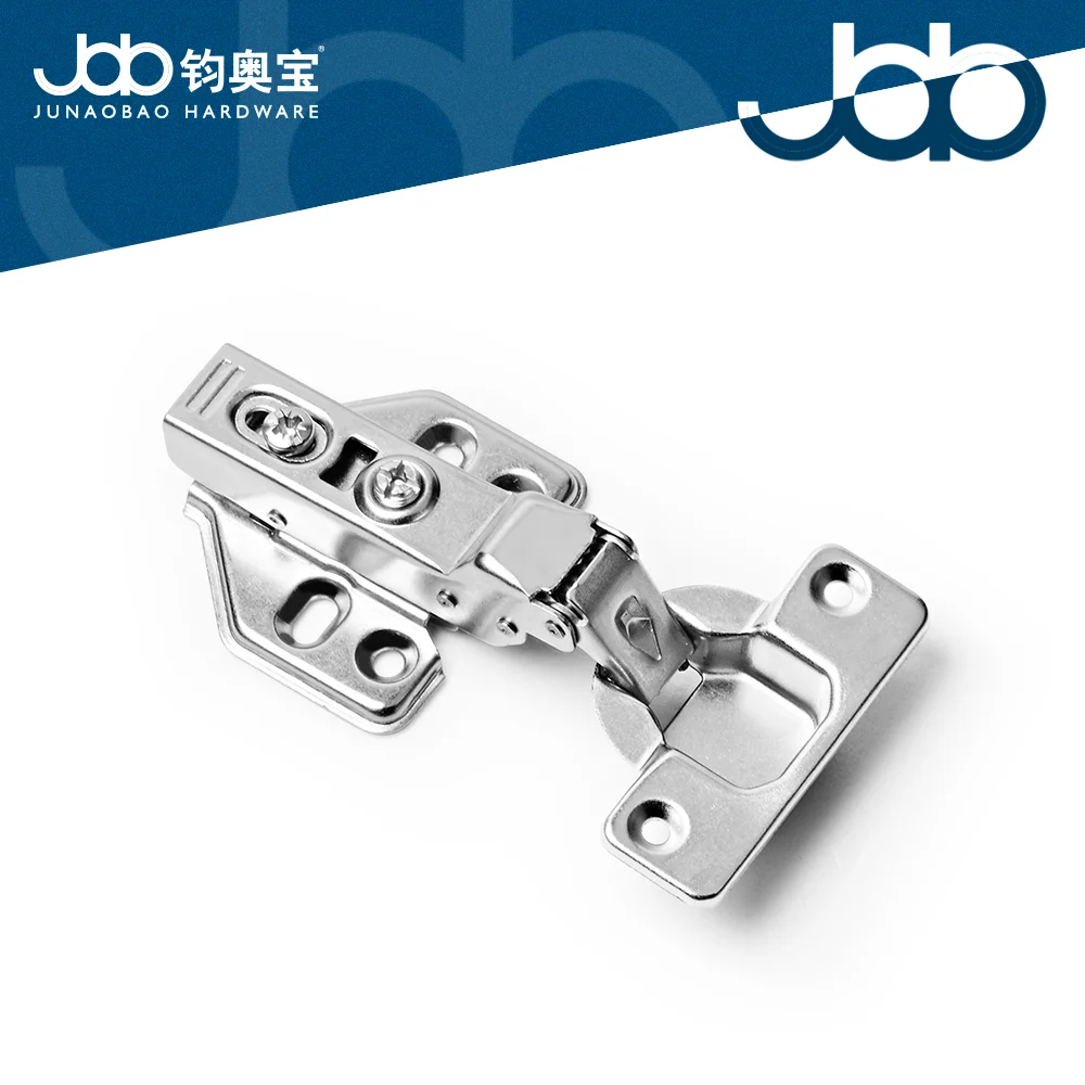 Factory price cabinet door sliding door two way hinges half overlay adjustable hinges for living room