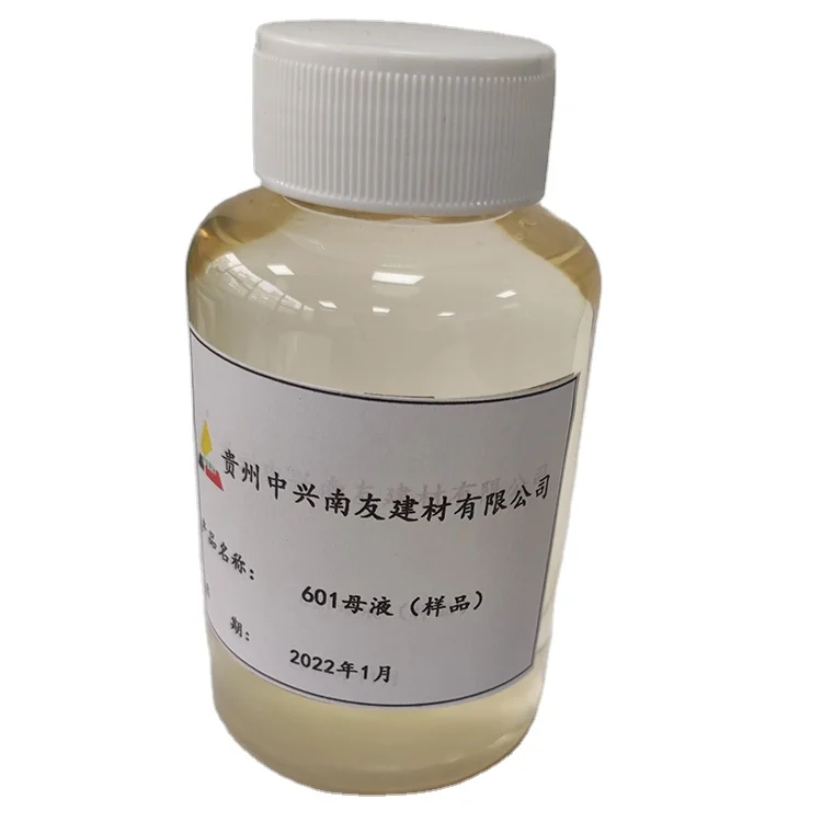 Chinese Polycarboxylate Superplasticizer Water Reducer 601 Mother Liquor
