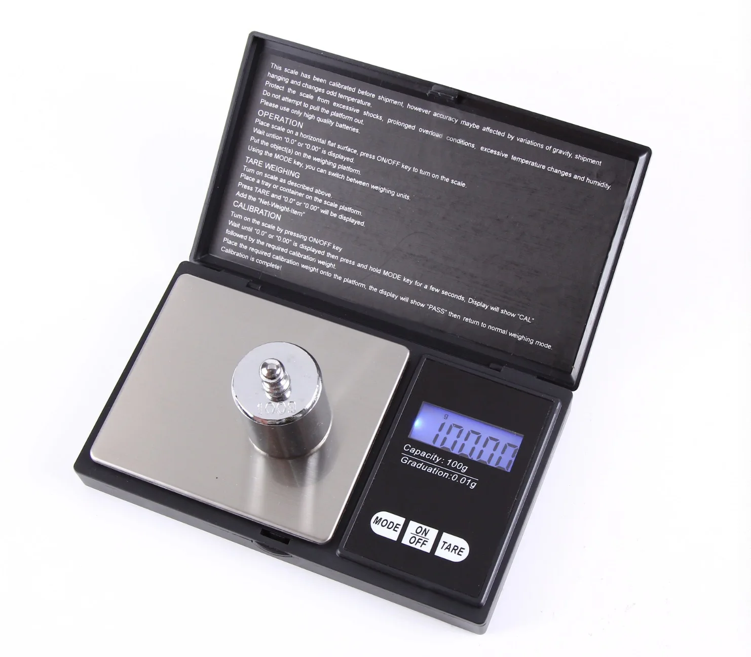 0.1g accuracy weight gram 0.01g 20 g load cell  jewelry scale mini digital pocket