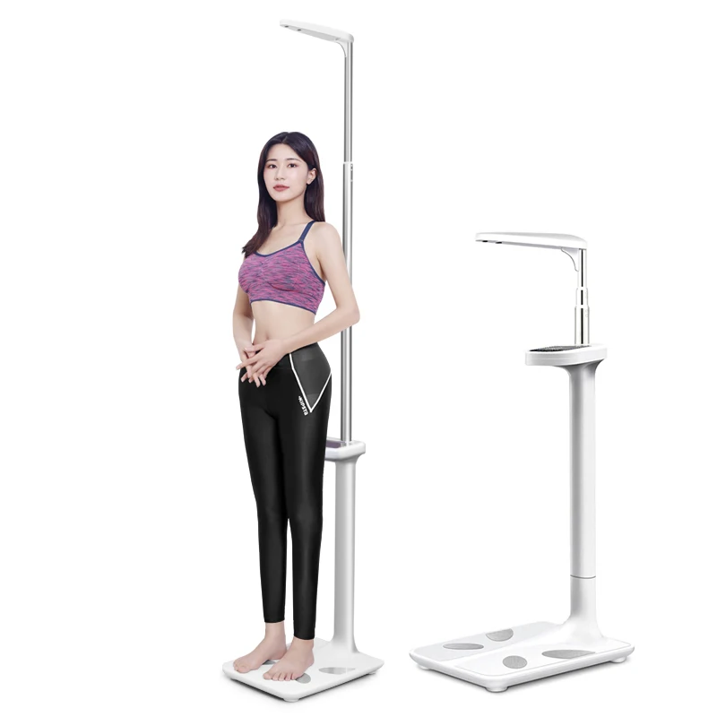 New Products Digital Medical Body Analyzer BMI Ultrasonic Height And Weighing Scale
