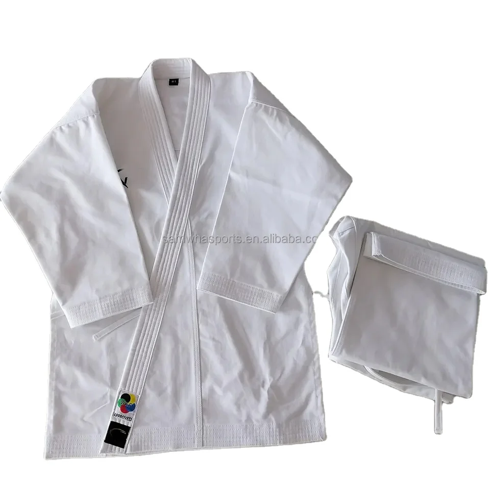 Высококачественные боевые искусства wkf хлопок каратэ gi KATA с вышивкой логотипа на заказ