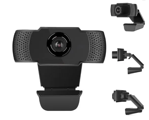 2021 New Design Mini Webcam Full HD Laptop USB Web Camera Plug and Play for Video Conference, Live Streaming, Online Teaching